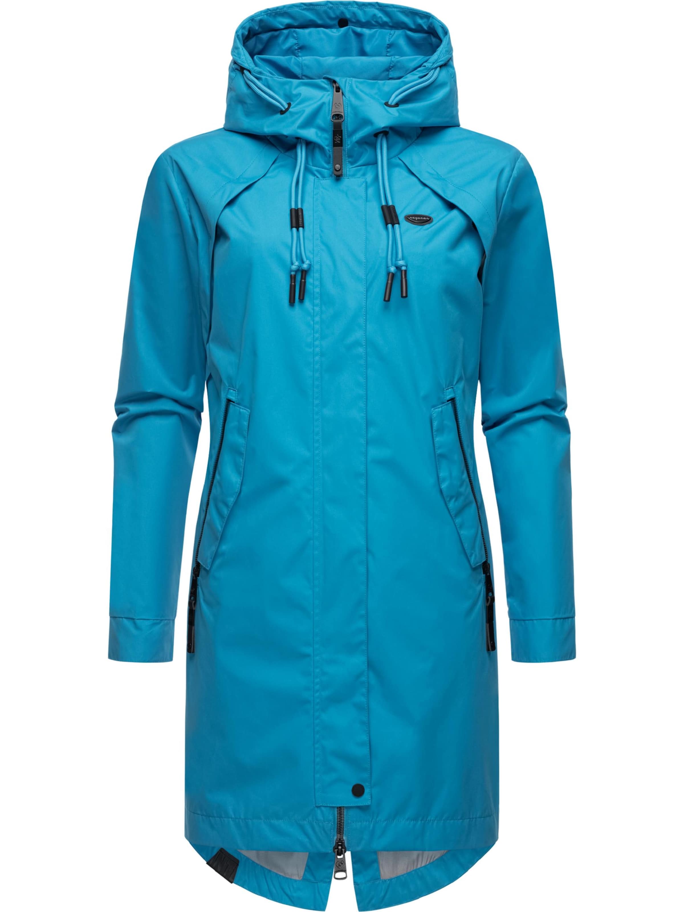 Ragwear Funkční kabát 'Rejany' – modrá: přední strana