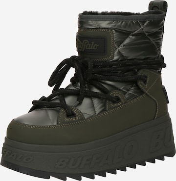BUFFALOČizme za snijeg 'ELIZA' - zelena boja: prednji dio