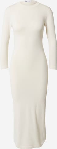 ABOUT YOU x Millane Πλεκτό φόρεμα 'Lotte' σε λευκό: μπροστά