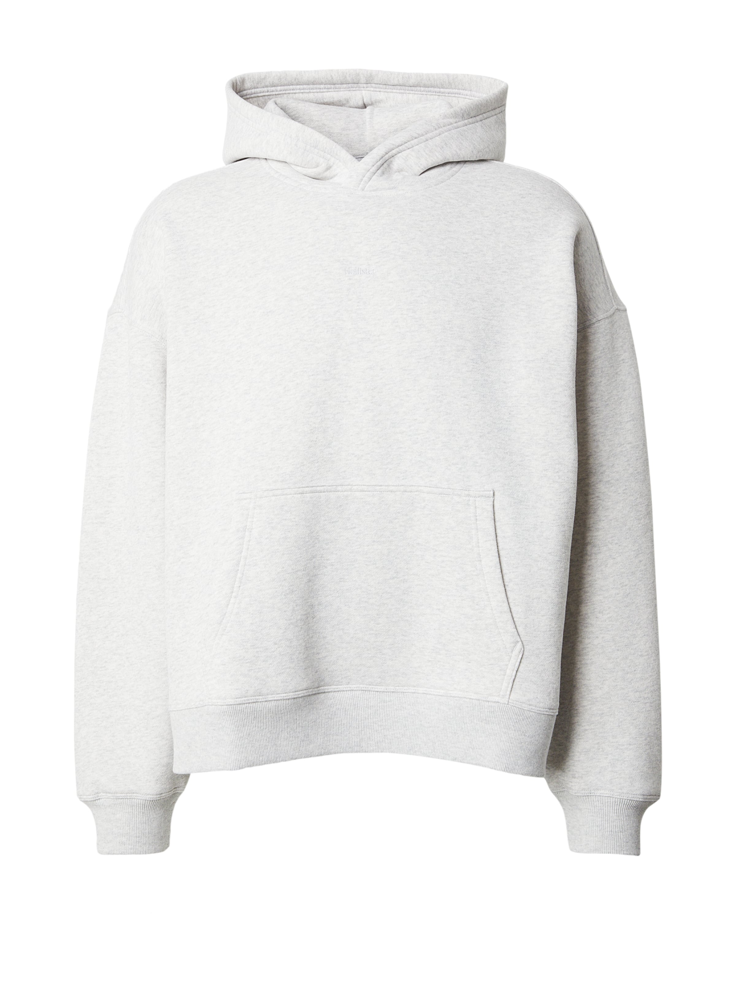 HOLLISTER Tréning póló - szürke: elől