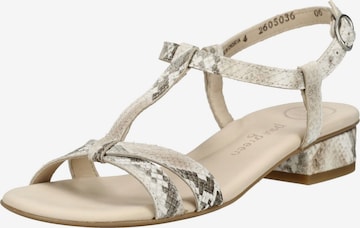 Paul Green Sandale in Beige: Vorderseite