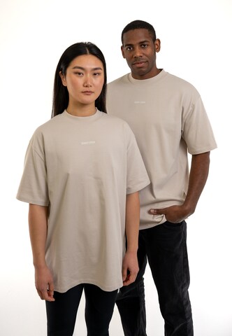 Johnny Urban T-shirt 'Sammy Oversized' i beige: framsida