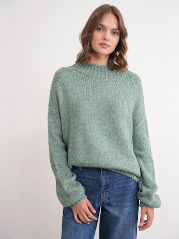 MixRay Pullover 'Pullover'‌‌‌‌‌‌‌‌‌‌ in Grün: Vorderseite