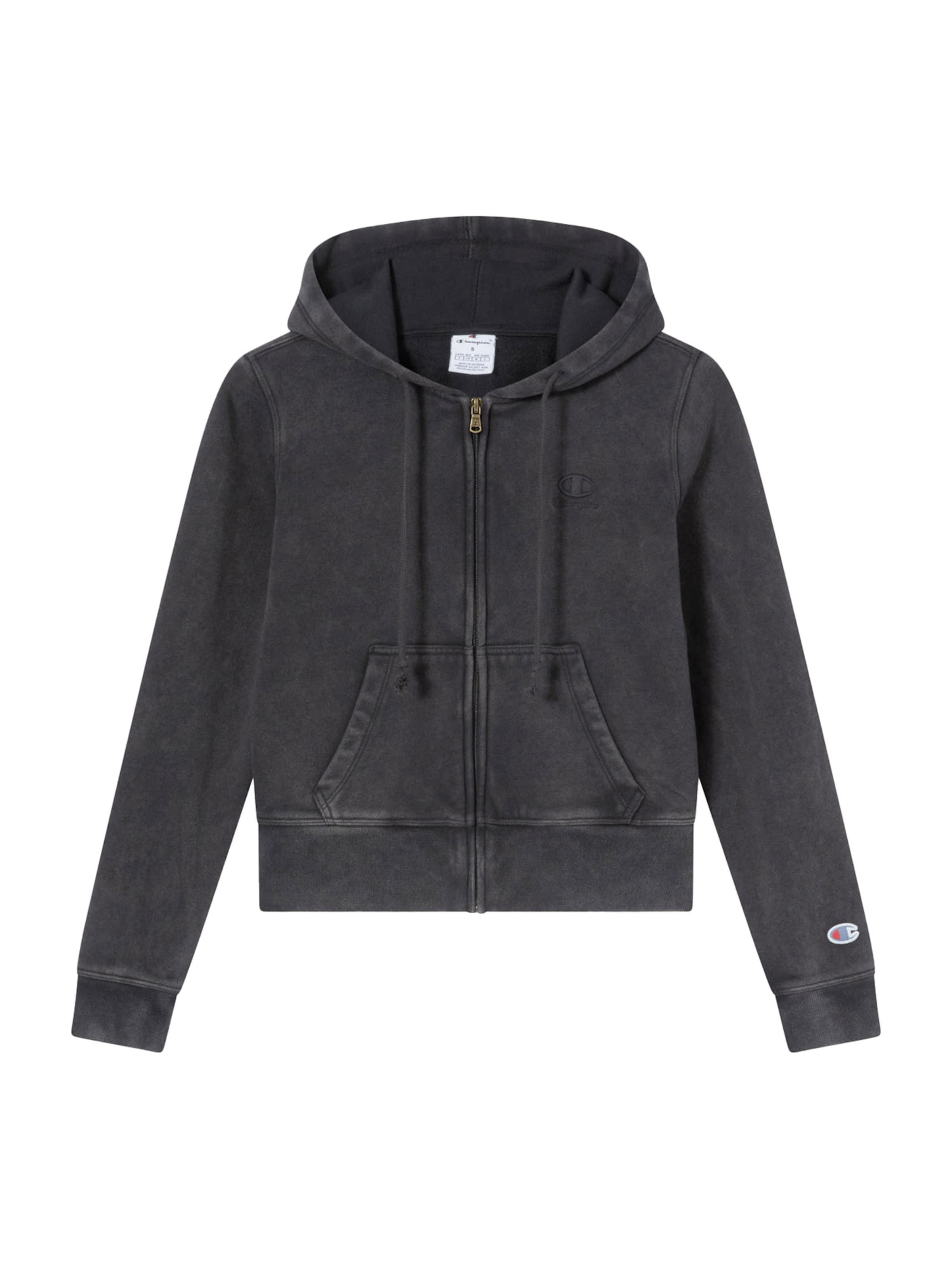 Veste de survêtement Champion Authentic Athletic Apparel en noir : devant