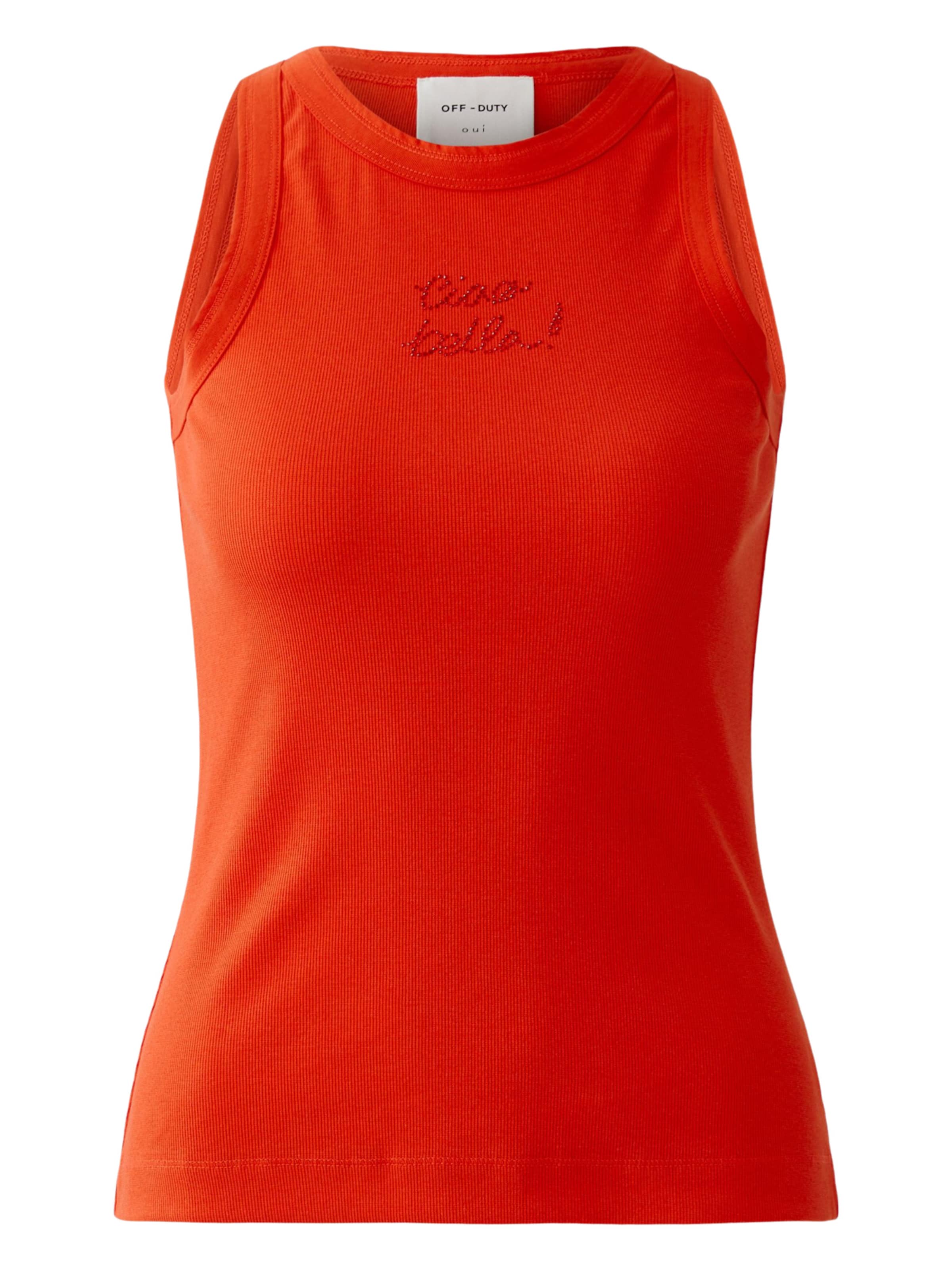 OUI Top in Red: front