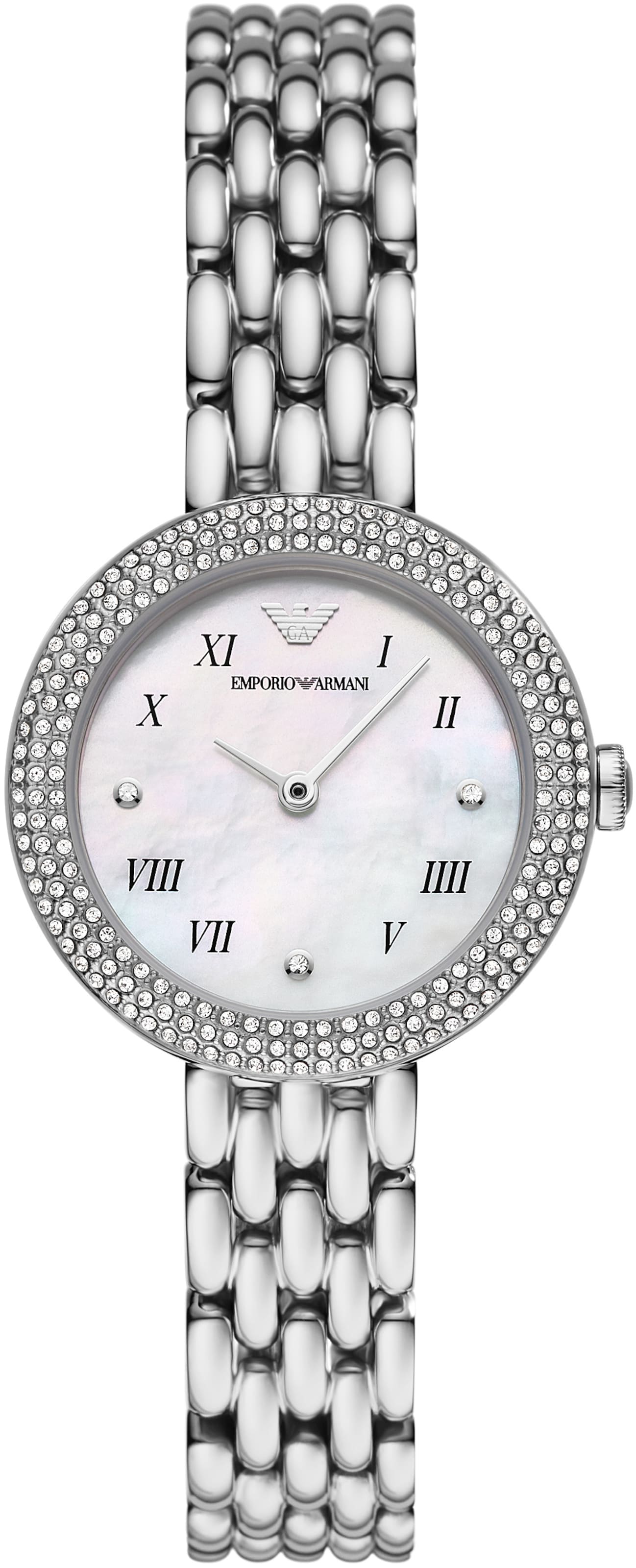 Emporio Armani Analog watch in Silver: front
