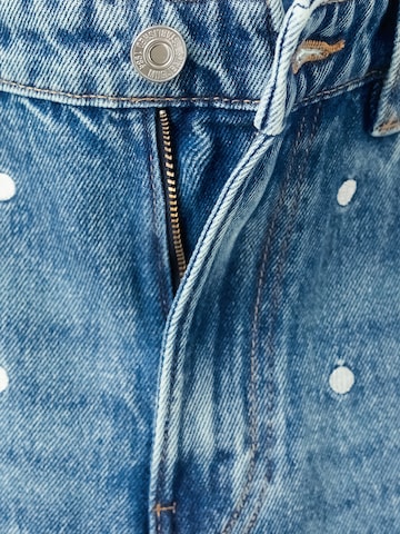 MANGO Baggy Jeans 'LUNARES' in Blauw