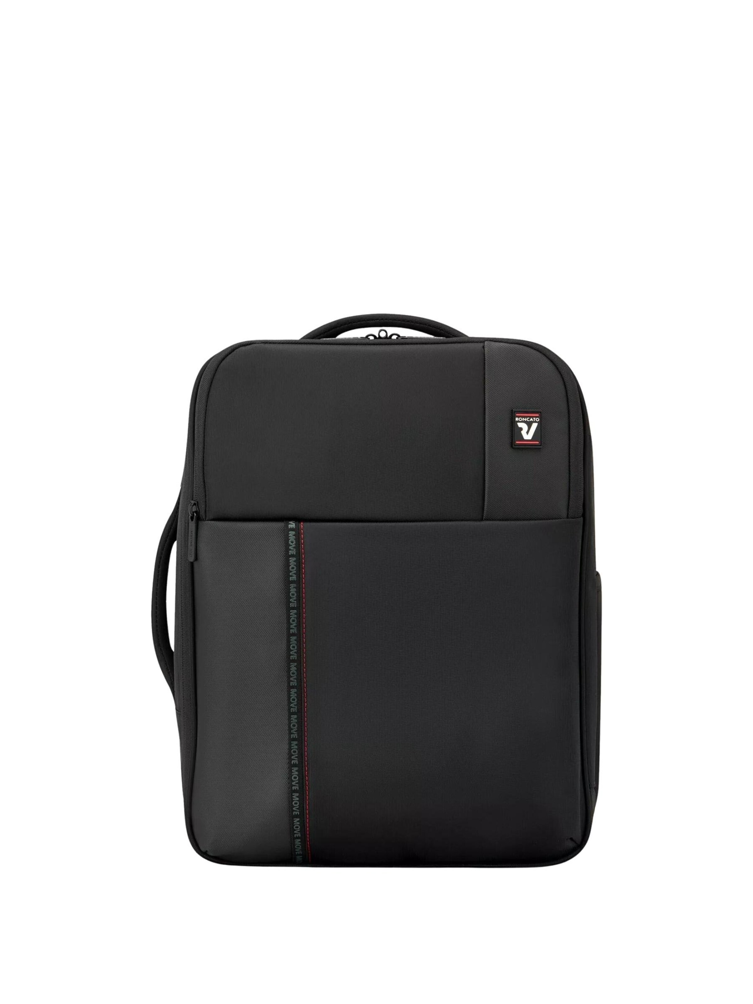 Roncato Backpack 'RONCATO ZAINO CABINA UNDERSEAT ZAINO' in Black: front