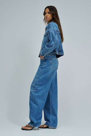 Salsa Jeans Tussenjas in Blauw