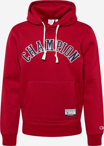 Sweat-shirt Champion Authentic Athletic Apparel en rouge : devant