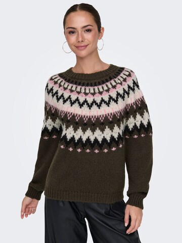 JDY - Pullover 'JDYKinsley' em castanho