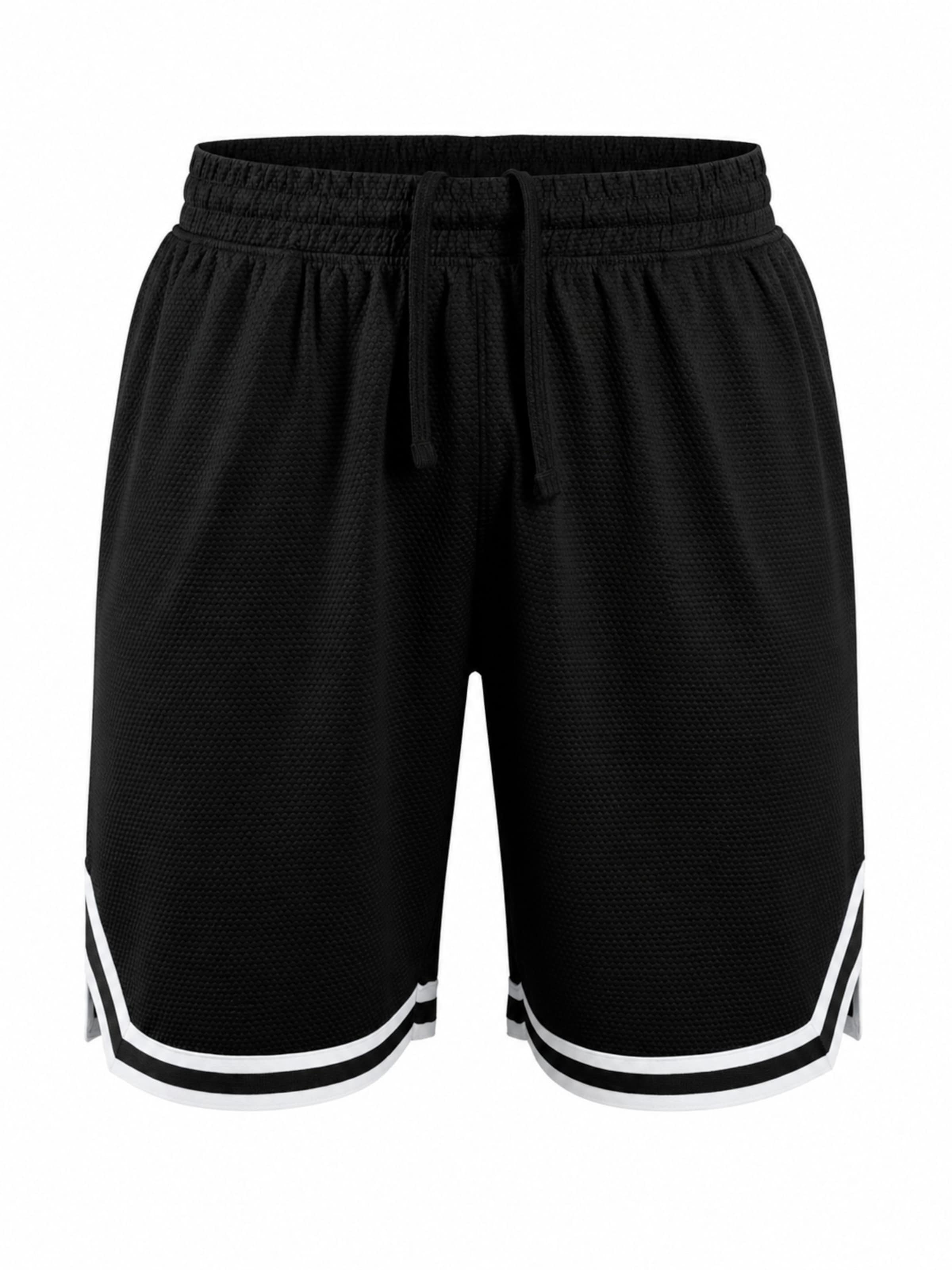 PANTONECLO Board shorts 'Pantoneclo Men’s Gym Shorts with Side Gasket' in S in Black, Item view