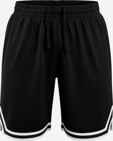 PANTONECLO - Bermudas 'Pantoneclo Men’s Gym Shorts with Side Gasket' en negro: frente