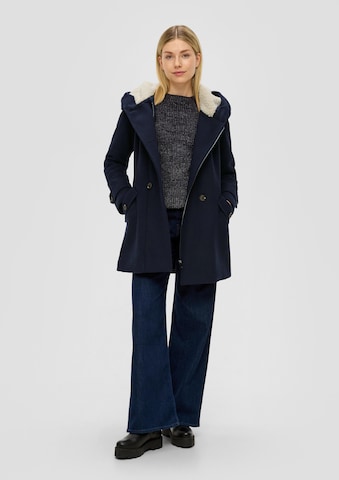 s.Oliver Between-Seasons Coat in Blue