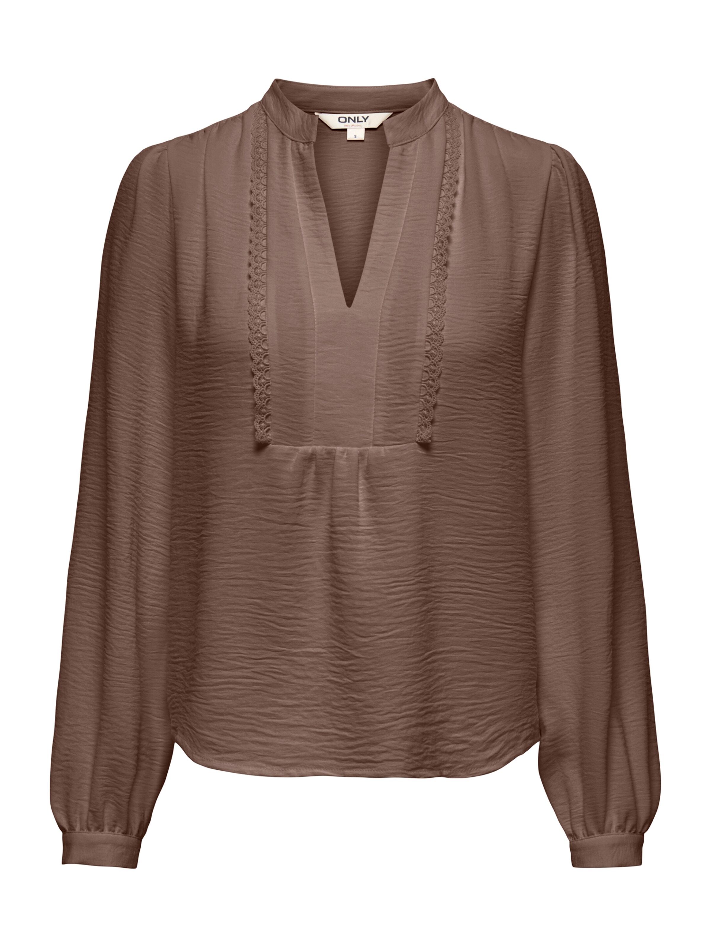 ONLY Blouse 'ONLMETTE' in Bruin: voorkant