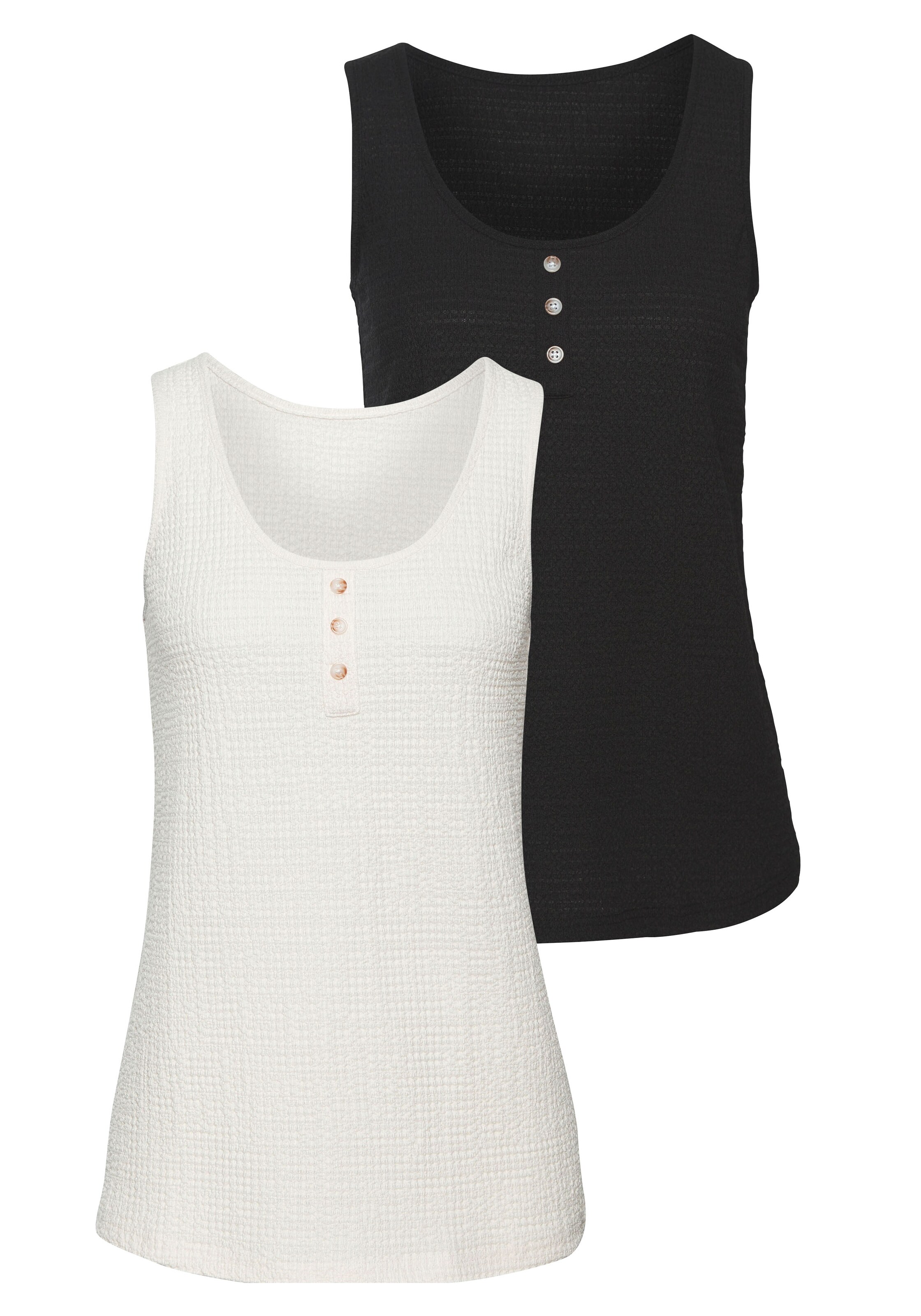 VIVANCE Топ в Черный: спереди