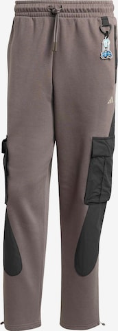 ruda ADIDAS SPORTSWEAR Laisvas Sportinės kelnės: priekis