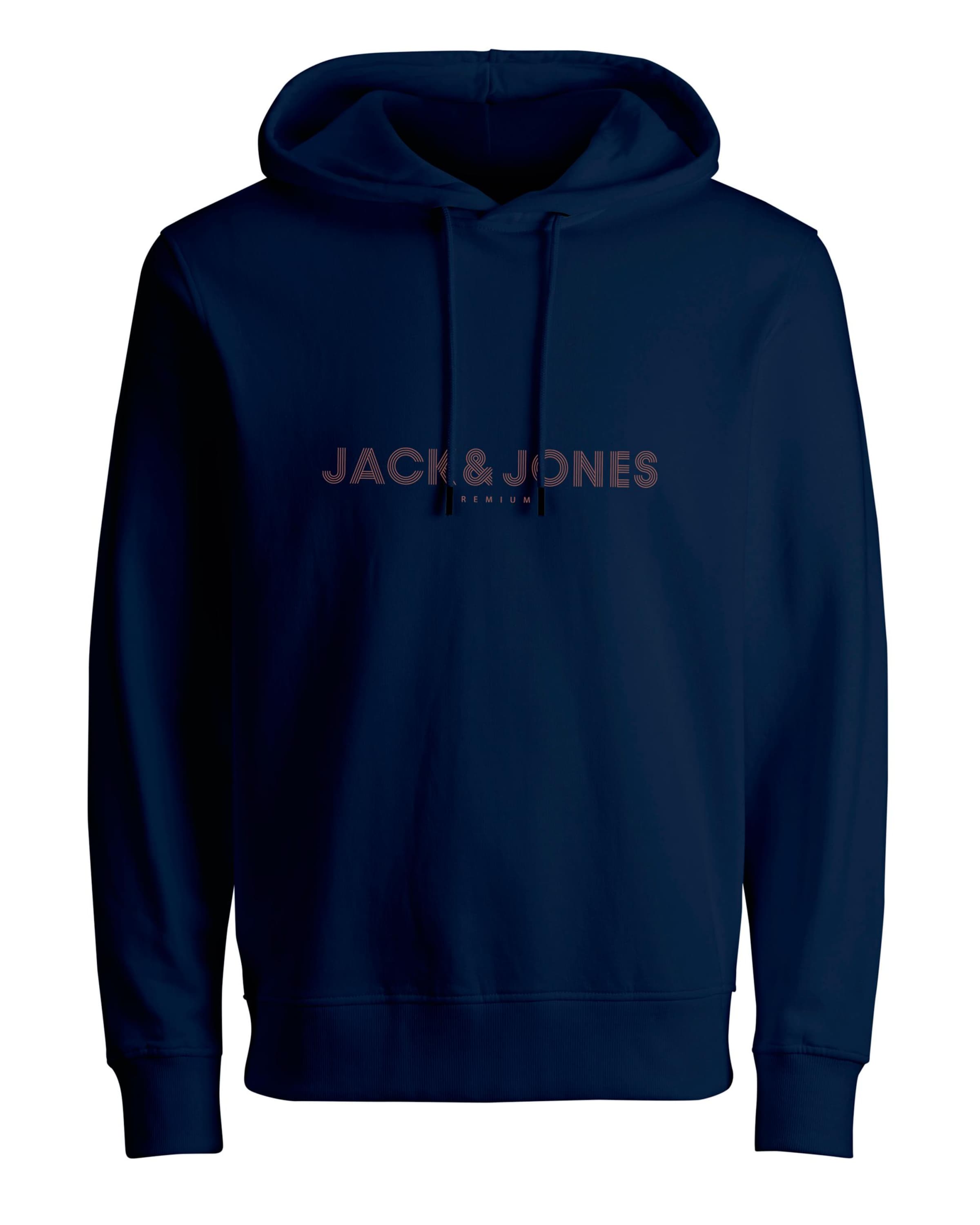 Nouveautés Sweat-shirt BOOSTER JACK & JONES en Bleu Marine 