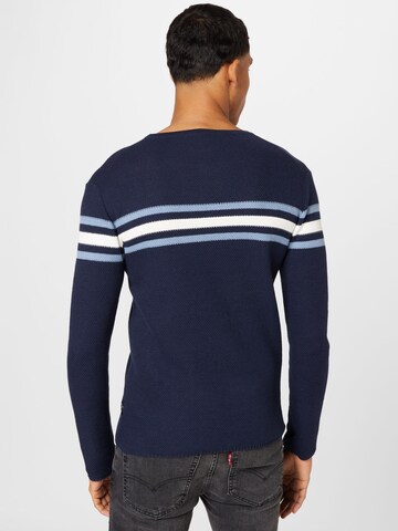 Key Largo Sweater 'BOOKING' in Blue