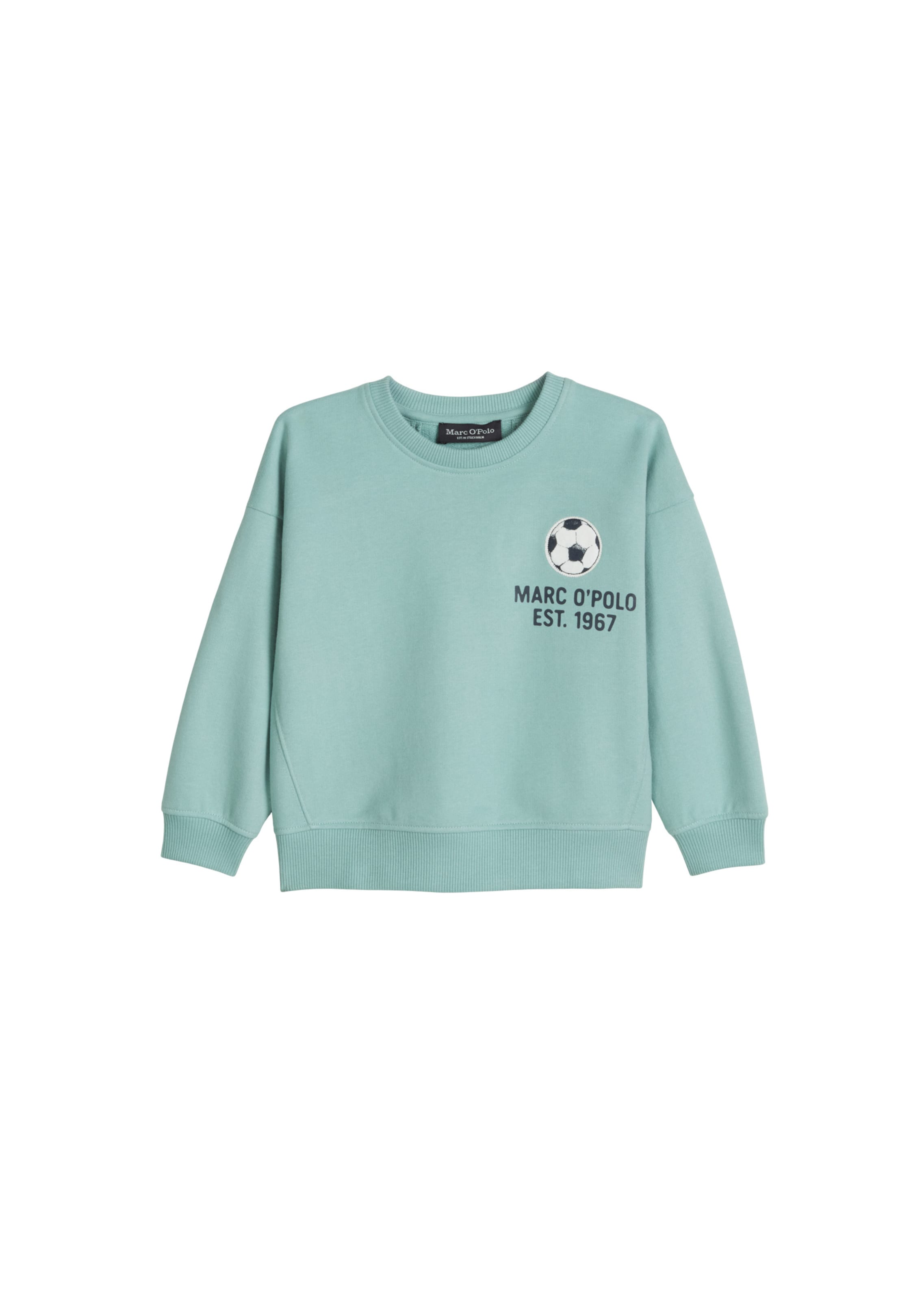 Marc O'Polo Sweatshirt in Groen: voorkant