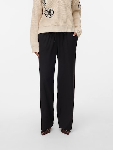 VERO MODA Широкий Штаны 'VMMILLY' в Черный: спереди