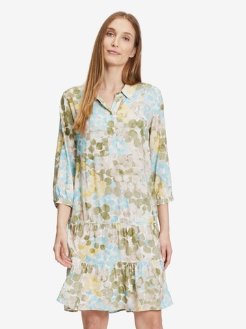 Betty & Co Shirt Dress in Blue: front