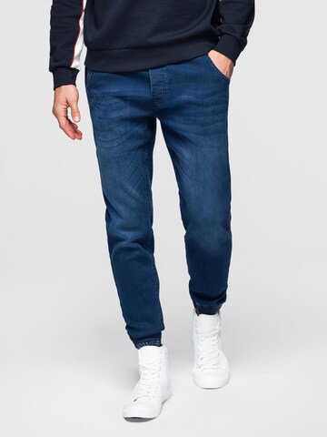 Ombre Regular Hose in Blau: Vorderseite