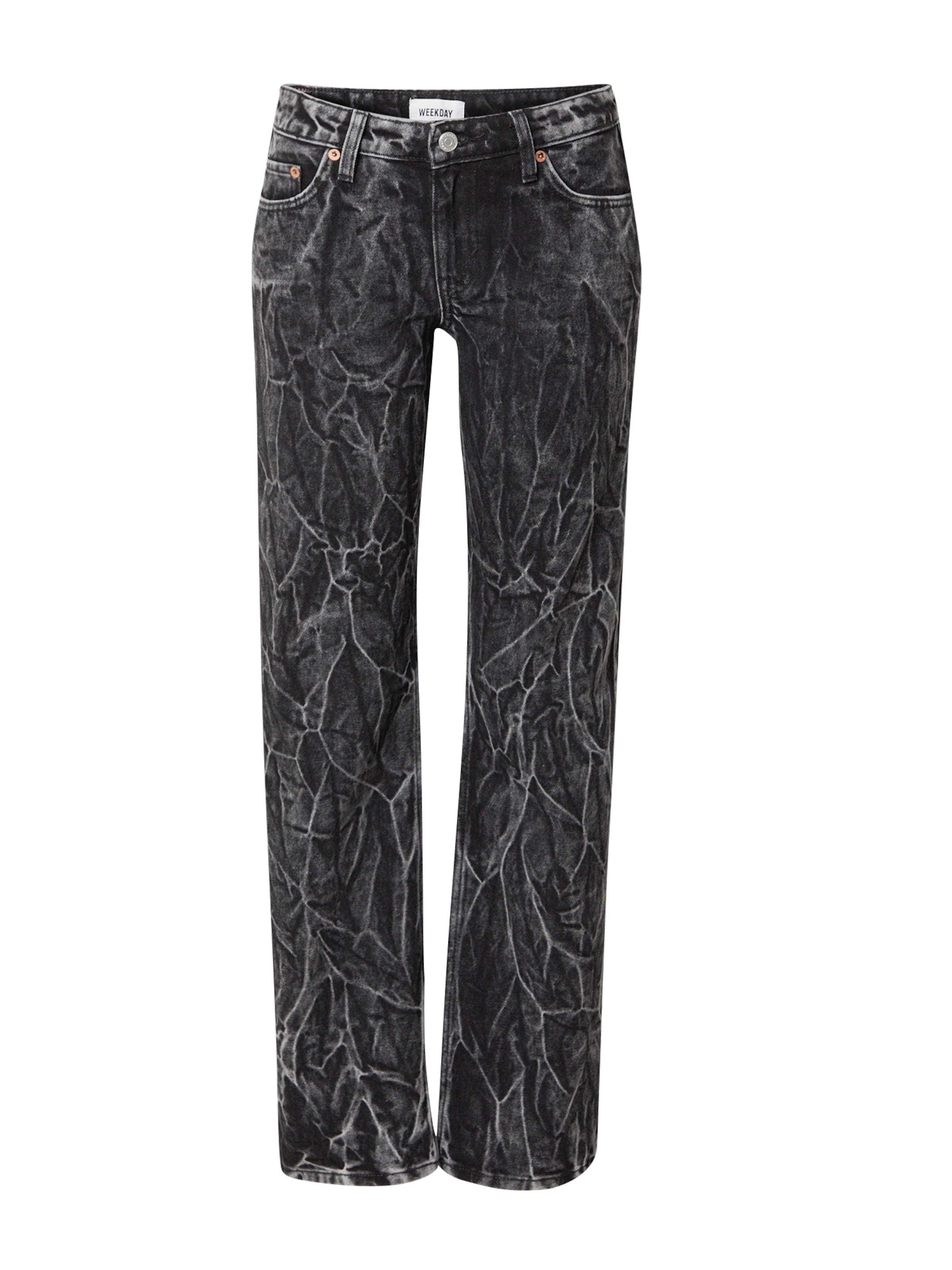 WEEKDAY tavaline Teksapüksid, värv hall: eest vaates