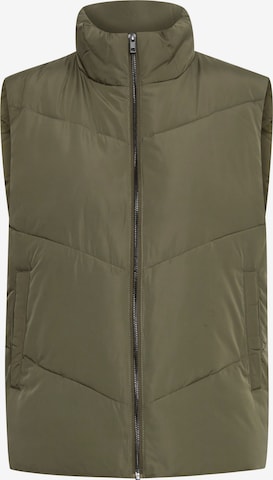 ICHI Bodywarmer 'FRIZTA' in Groen: voorkant