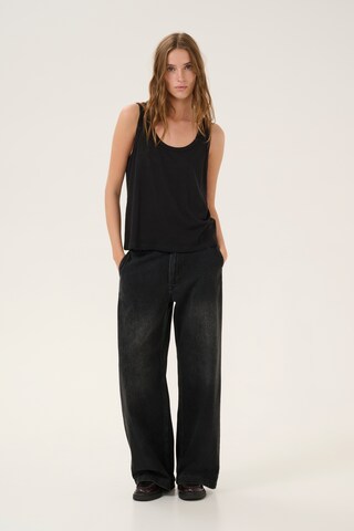 My Essential Wardrobe Loose fit Jeans 'Malo' in Black: front
