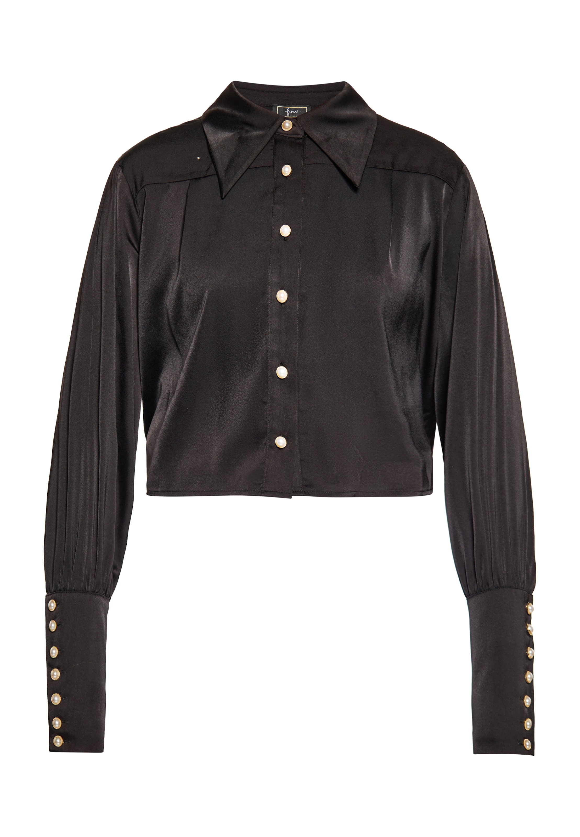 faina Blúz - fekete: elől