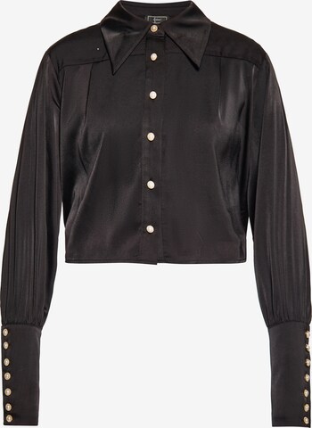 faina - Blusa en negro: frente