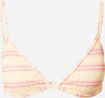 BILLABONGTrokutasti Bikini gornji dio 'Sunchaser Ceci' - žuta boja: prednji dio