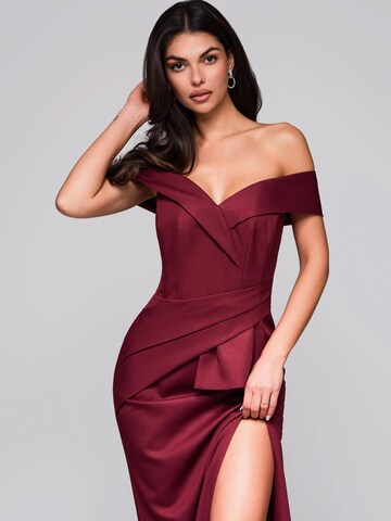 Ombre Evening dress in Red