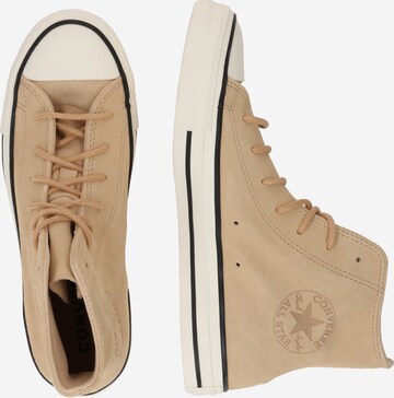 CONVERSE Magas szárú sportcipők 'Chuck Taylor All Star' - bézs