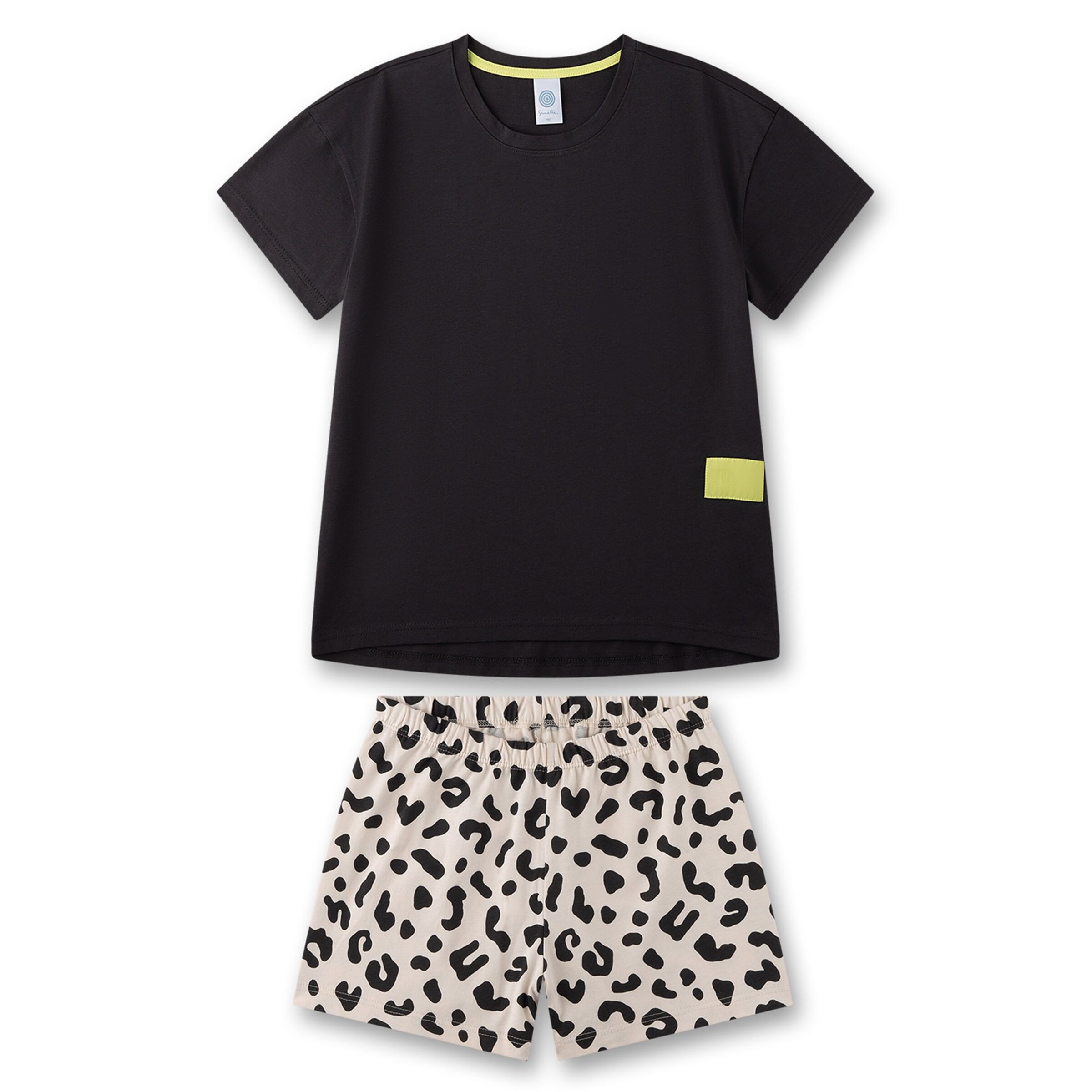 Pigiama Top Per Bambini/Ragazzi Sanetta - Maglietta A Maniche Corte In 100% Cotone Morbido - 2