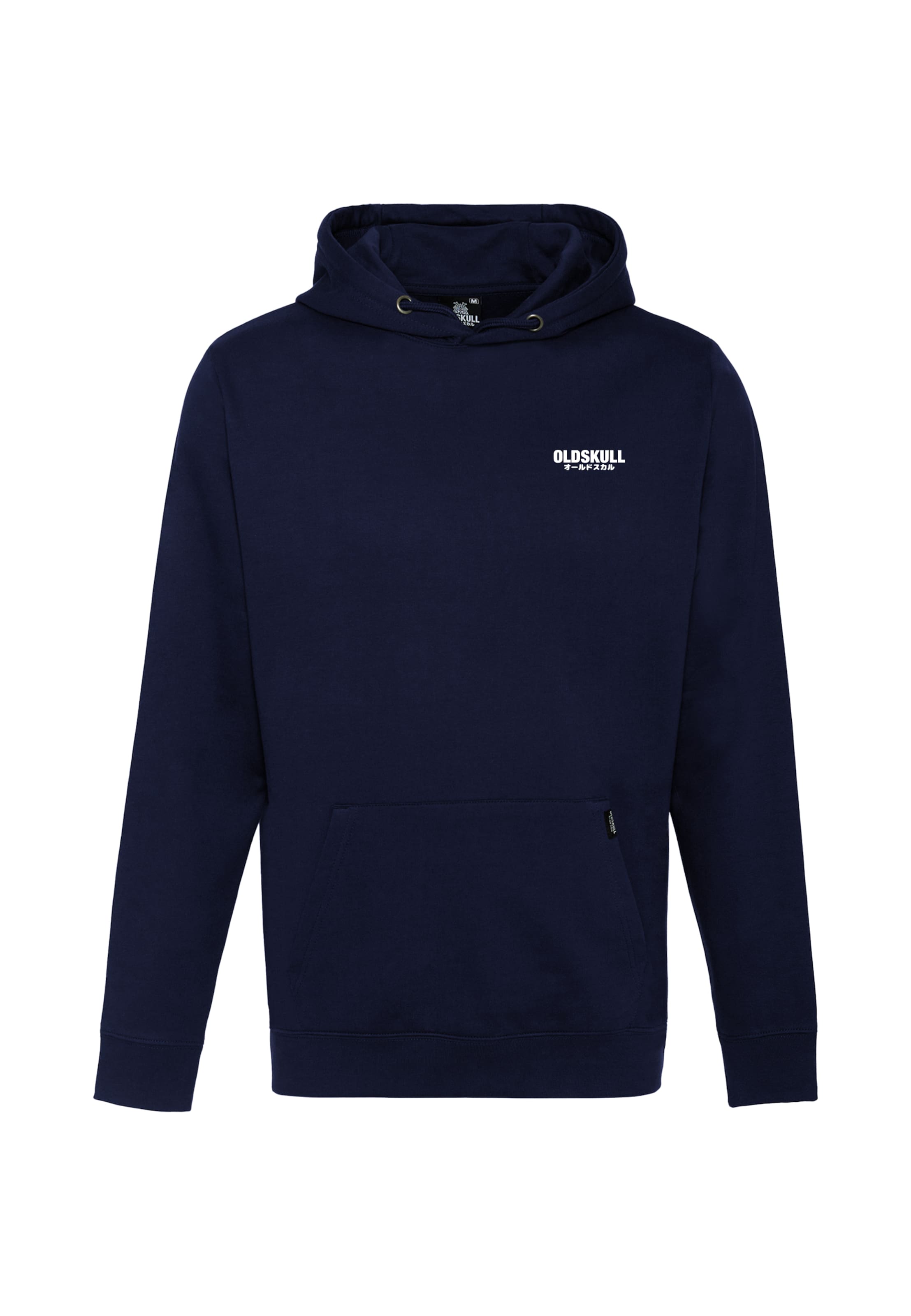 Oldskull Kapuzensweatshirt 'Basic Osk' in Blau: Vorderseite