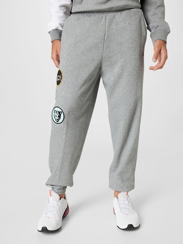 PUMA Tapered Workout Pants in Grey: front