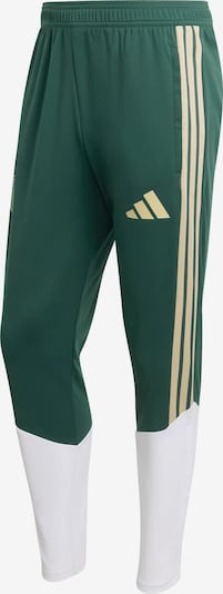 Sportinės kelnės 'FIGC TR PNT' iš ADIDAS PERFORMANCE, spalva – žalia / pastelinė žalia / balta, Prekių apžvalga