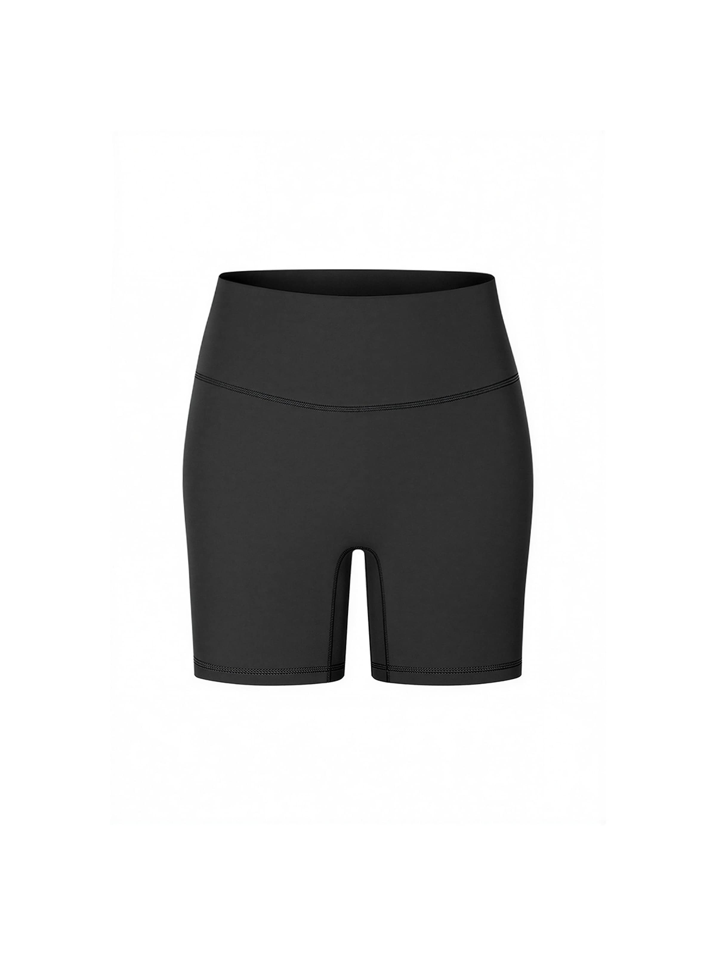 GOD SAVE QUEENS Skinny Leggings 'Second Skin Studio Biker Shorts' in Grey: front