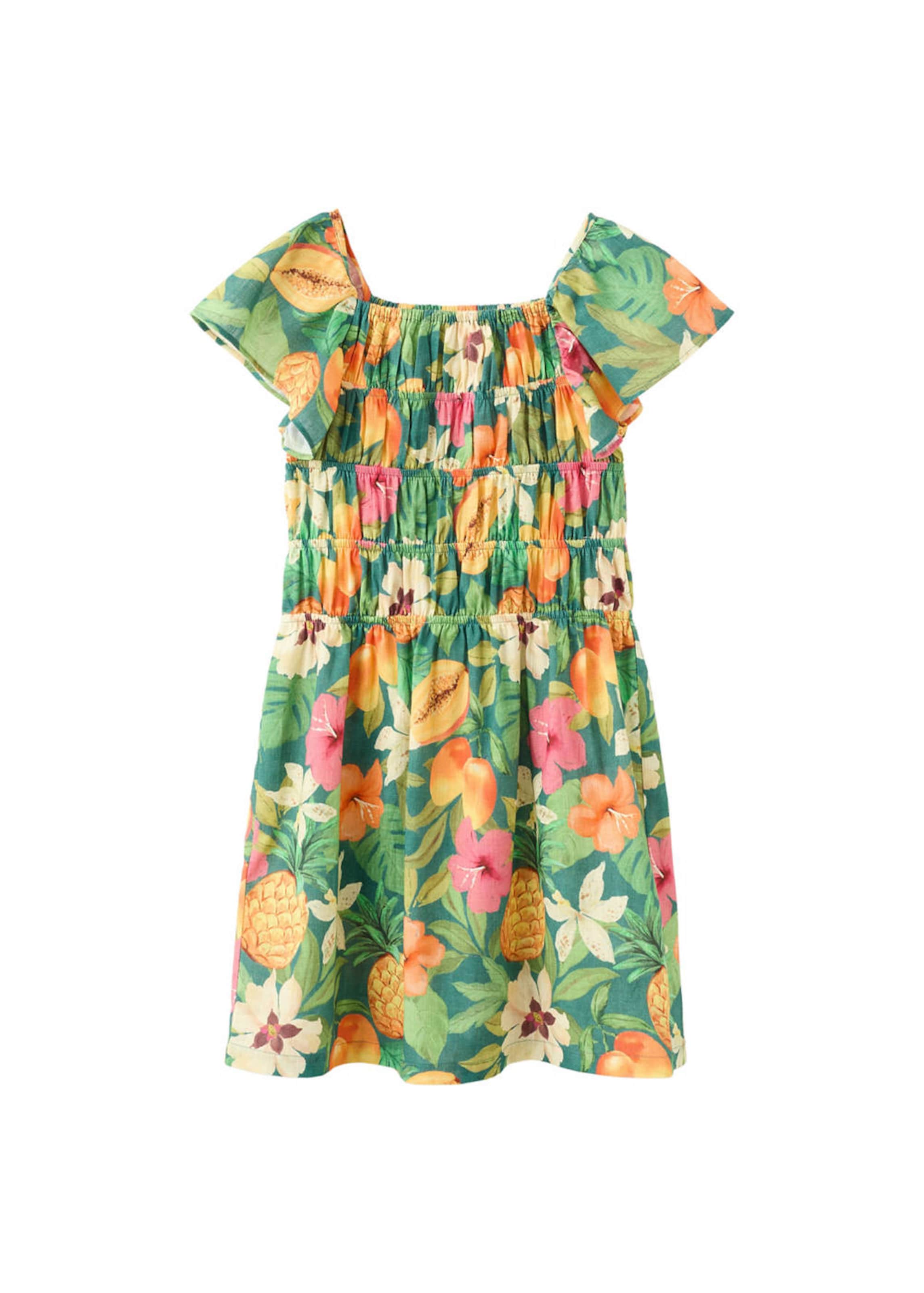 MANGO KIDS Dress in Green: front