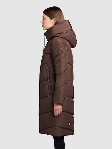 khujo Χειμερινό παλτό 'Jange' σε καφέ