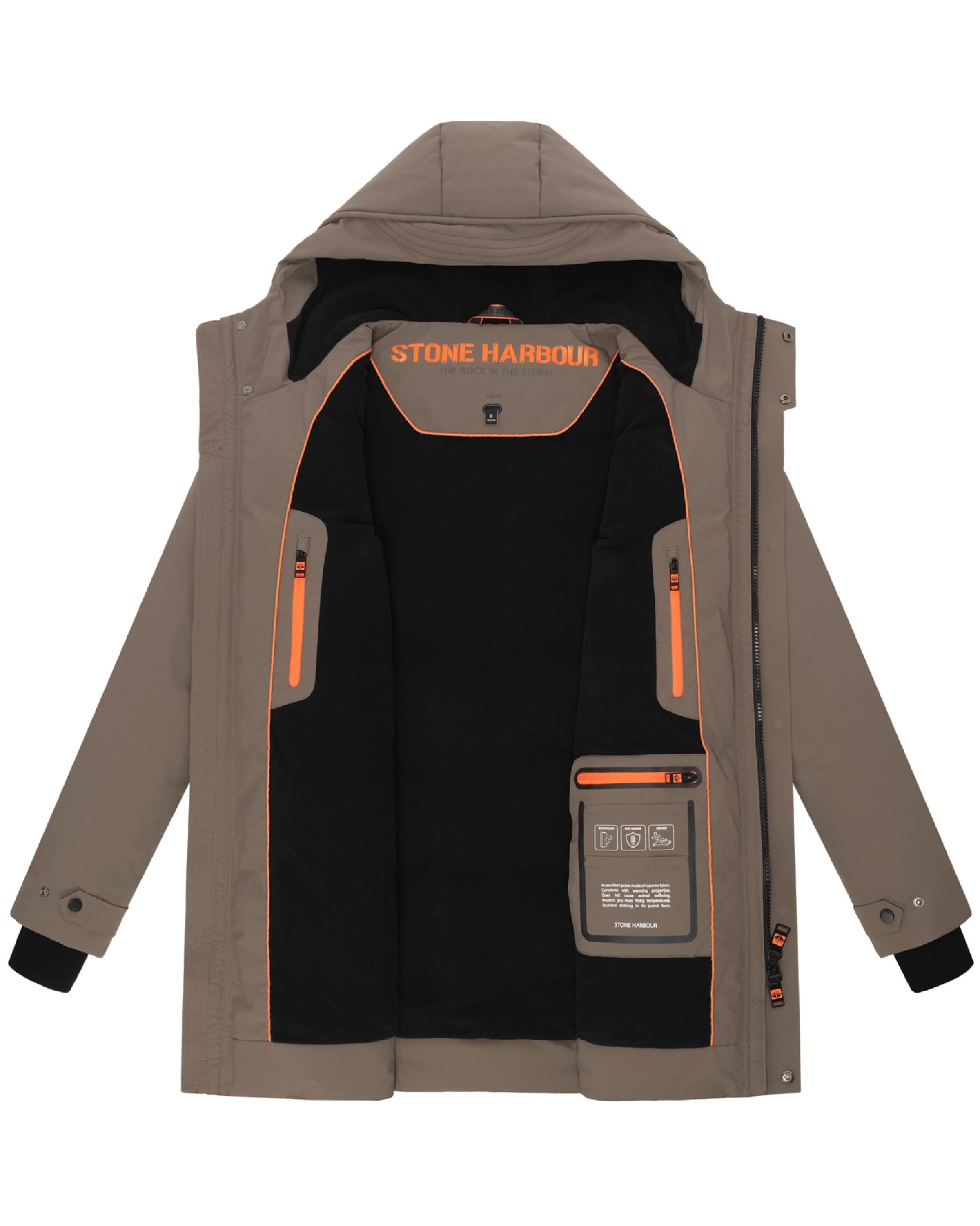 STONE HARBOUR Winter Coat 'Kitraan' in Brown