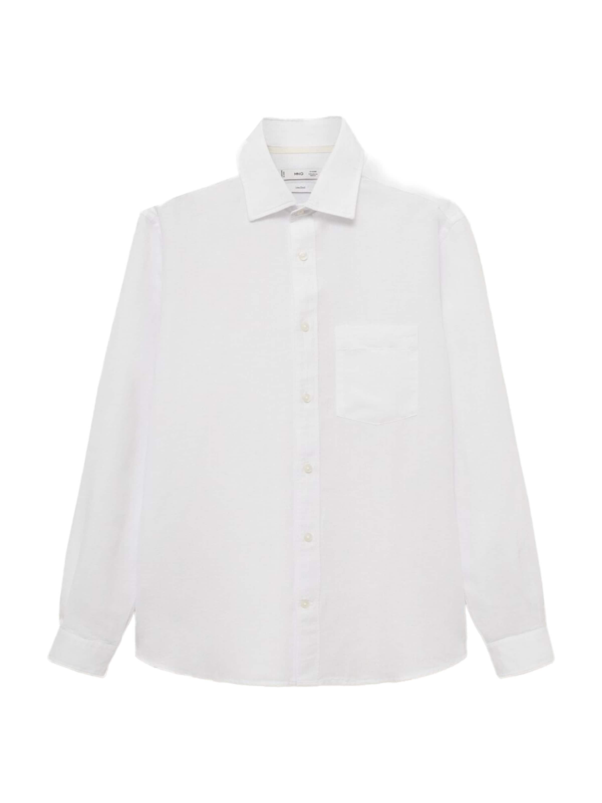 MANGO MAN Regular fit Button Up Shirt 'AVISPA' in White: front