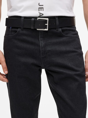 KARL LAGERFELD JEANS - Cinturón en negro: frente
