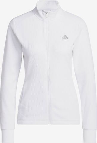 ADIDAS GOLF Bluza rozpinana sportowa w kolorze biały: przód