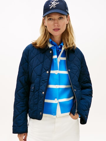 TOMMY HILFIGER Between-season jacket in Blue: front