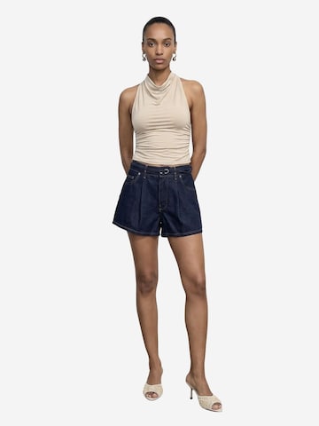 Camicia da donna 'Blusen' di Dilvin in beige: frontale