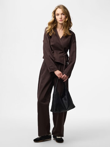 Chemisier 'PCFENNA' PIECES en marron