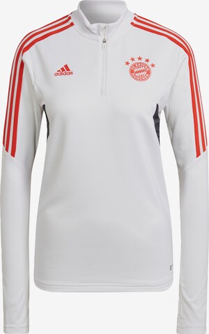 ADIDAS SPORTSWEAR Athletic Sweatshirt 'FC Bayern München Condivo 22' in White: front